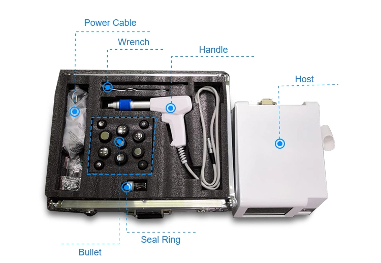 Physical Therapy Equipments Electromagnetic Shockwave Pain Relief Therapy Machine