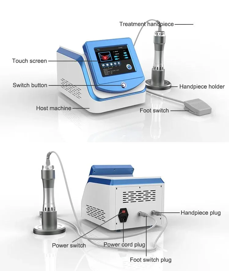 Effective Body Massage Pain Relief Sw6 Shockwave Therapy Machine