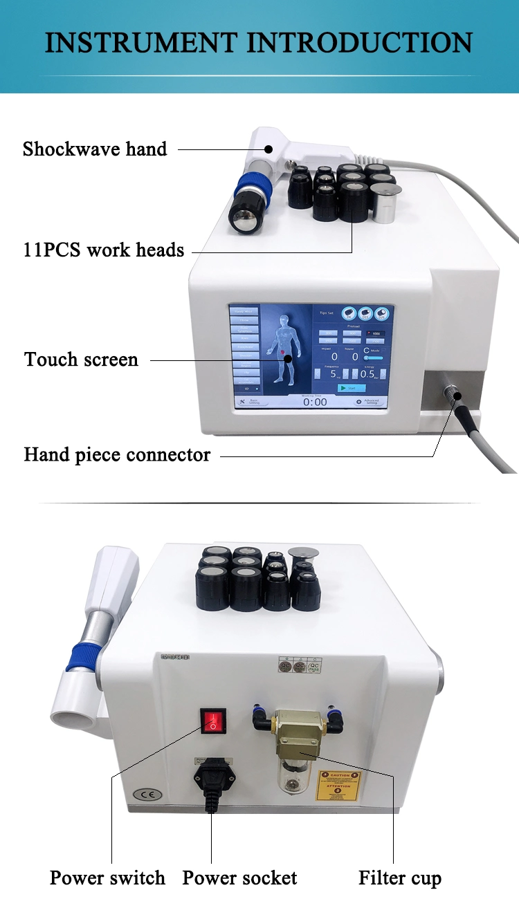 Good Quality Shockwave Beauty Machine Pain Relief ED Physiotherapy Equipment Shock Wave Beauty Machine