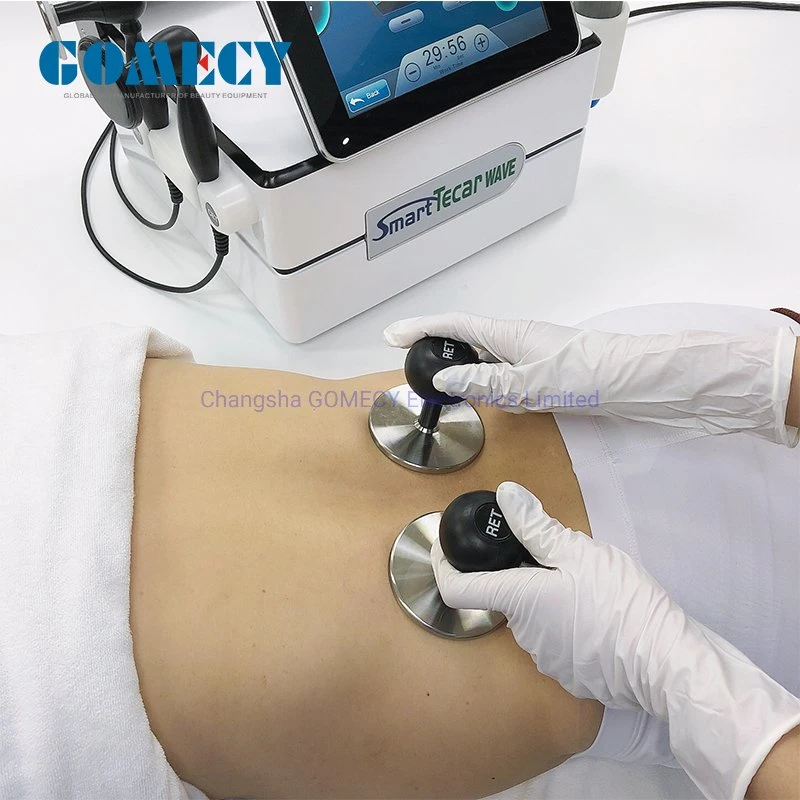 3 in 1 EMS Ret Cet RF 448kHz Pain Relief Tecar Shockwave Therapy Machine