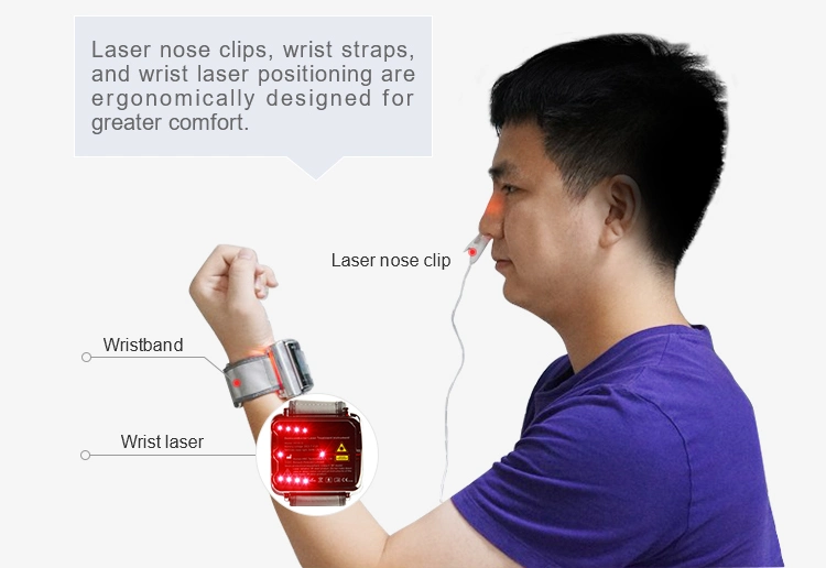 CE 650nm Wrist Laser Therapy Device to Reduce Blood Viscosity