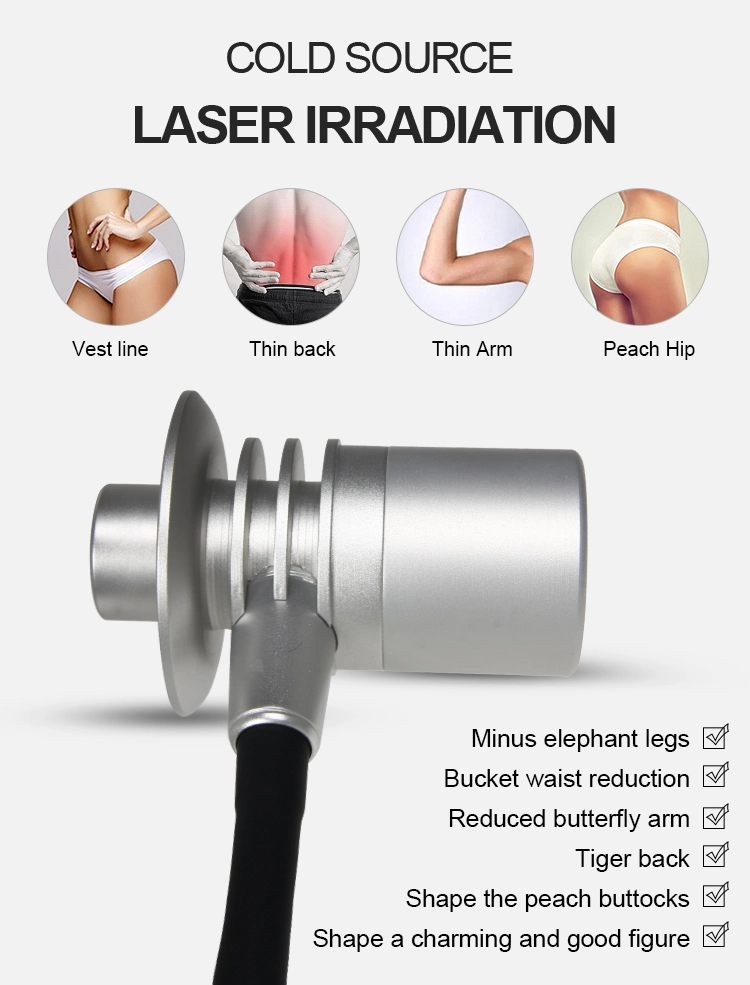 Non-Invasive 6D Lipo Laser Lipo EMS Cryo Fats Beauty Machine Green Light Lipo Cold Laser 635nm for Fat Reduction