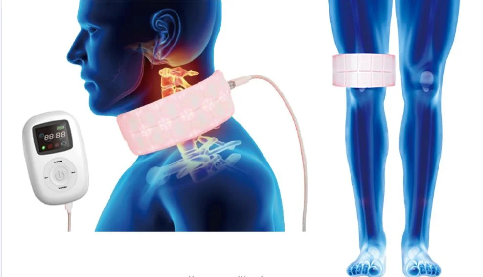 Lllt Low Level Cold Laser Acupuncture Device for Spondylosis Neck Cervical Traction Machine Physical Therapy Equipment