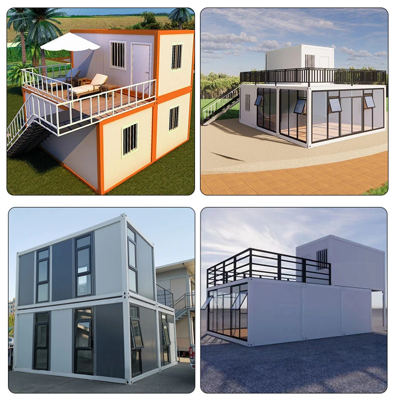 Factory Customized Prefab Flat Pack Container Houses Prefabricated Home with One Bedroom for Dominican Republic Mexico