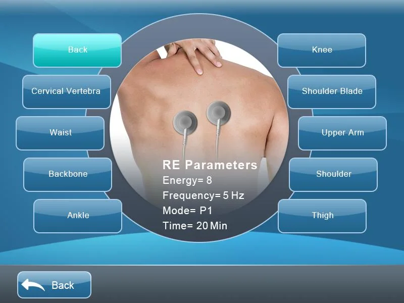 Newest Therapy Device with CE/RoHS/ISO Therapeutic Pain Relief Shockwave for Clinic