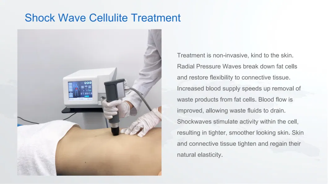 Pneumatic Ballistic Shock Wave Therapy Machine Physiotherapy for for ED Therapy/Cellulite Treatment Rehabilitation Device