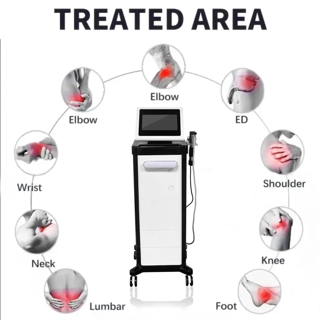 2023 New Body Vertical Eswt Electromagnetic Shockwave Therapy Machine/ED Therapy