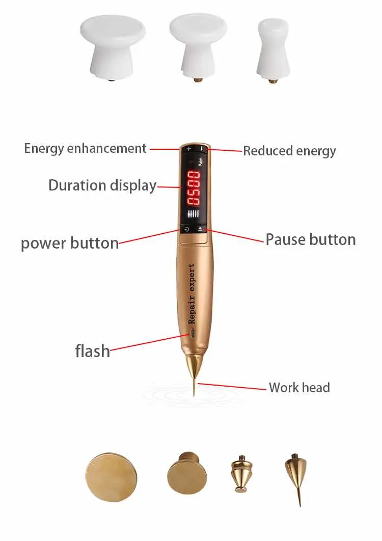 Professional Korea Ozone Cold 2 in 1 Plasma Pen