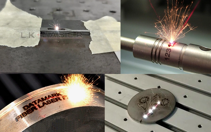 3D Dynamic Focus Fiber Laser Marking Deep Engraving on Metal Brass Steel Relief
