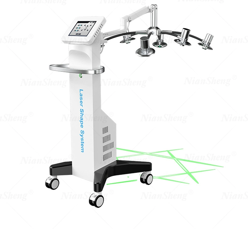 6D Laser Slimming Machine 532nm Wavelength 650nm Deep Tissue Cold Laser Body Slim