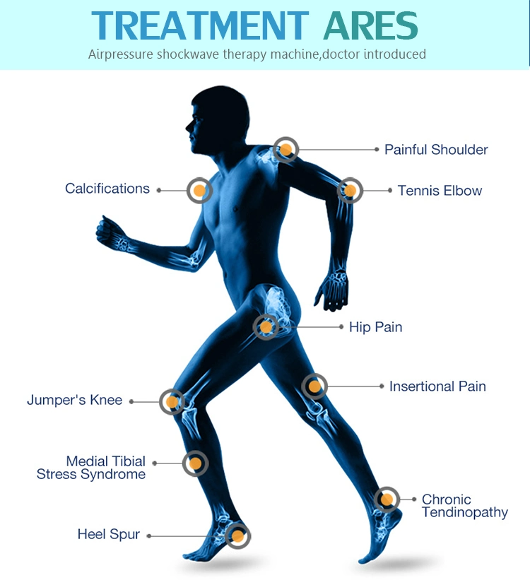 New Arrivals Extracorporeal Shockwave Therapy Machine Pneumatic Knee Pain Relief Pain Treat Apparatus for ED