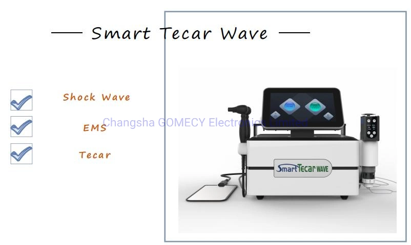 3 in 1 EMS Ret Cet RF 448kHz Pain Relief Tecar Shockwave Therapy Machine