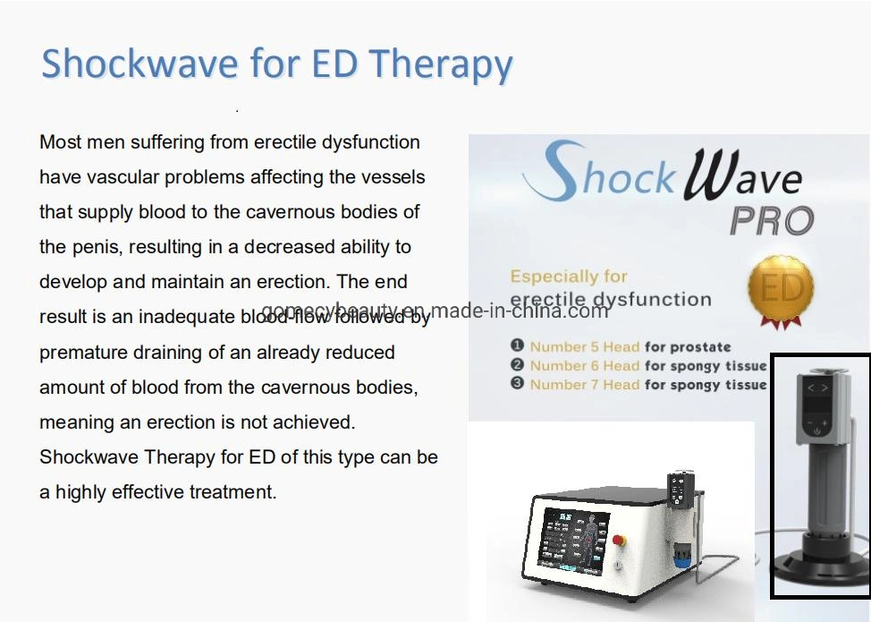 Portable Shockwave Therapy Machine for Erectile Dysfunction and Pain Relief