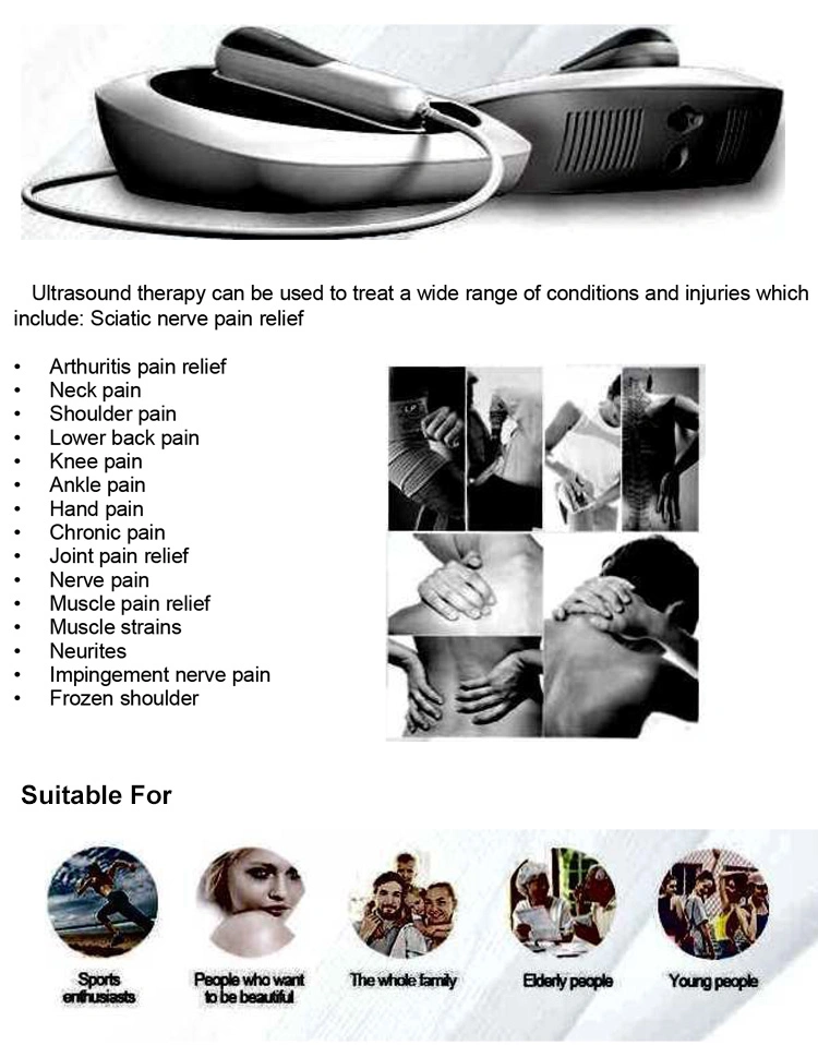 Home Portable Shockwave Ultrasound Therapy Machine, Physical Therapy Equipments