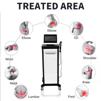 Physiotherapie Behandlung ESWT Schockwellen-Therapie-Maschine Veterinär für Schmerzen Entlastung