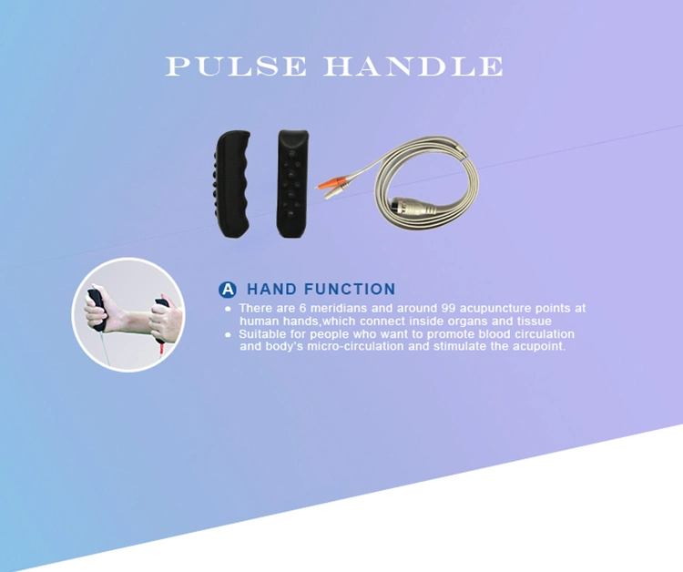 LCD Screen Portable Electrical Pulse Pain Relief Full Body Massager