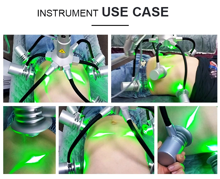 532nm 635nm Wavelength Cold Laser Green Red Lightbody Shape 6D Fat Burning Cellulite Weight Loss