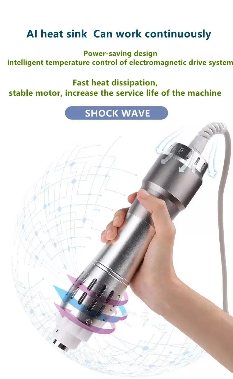 Shockwave Body Pain Reduce Ultrasound Portable Physical Therapy Machine/Physical Shock Wave Therapy Equipments Pain Treatment Shockwave Therapy Machine Device