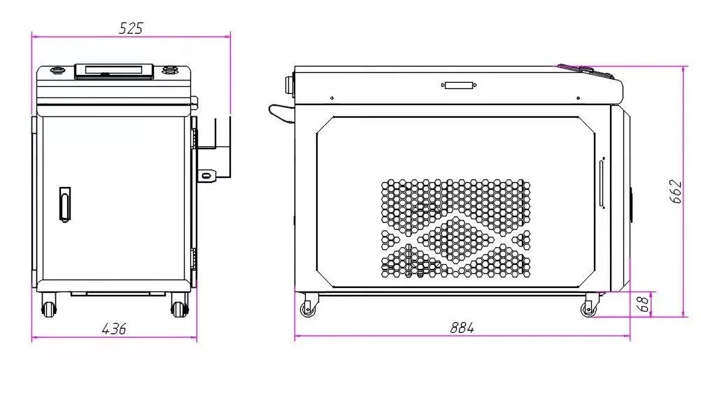 1000watt 1500W 2000W 3000W Cold Portable Hand-Held 2mm Thickness Fiber Laser Welding Machine for Iron Steel Welding