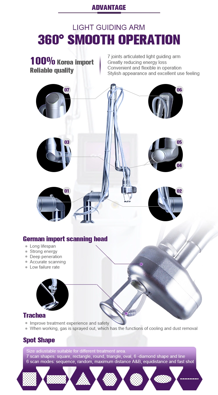 Clinic Salon Equipment CO2 Fractional Laser