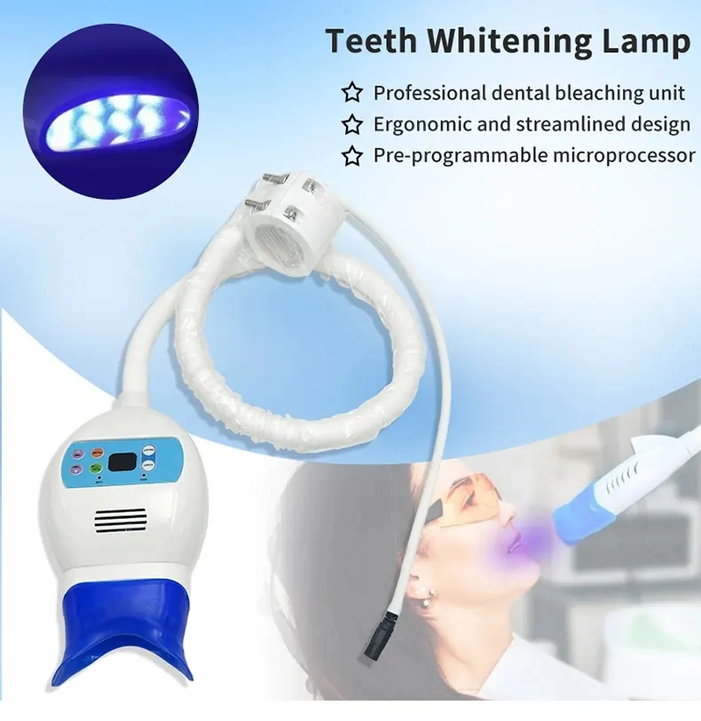 Cold 8 LED Light Teeth Whitening Equipment Dental Unit Accessories Beauty Medical Whitening Lamp