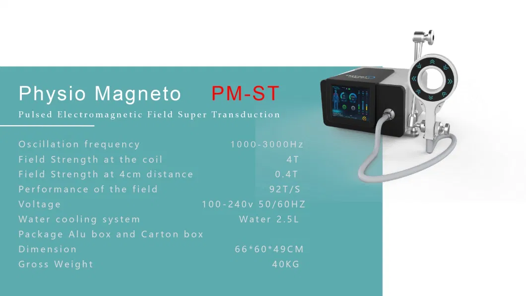 Physiotherapy Equipment Pain Relief Pemf Emtt Physio Magneto Laser Therapy Device