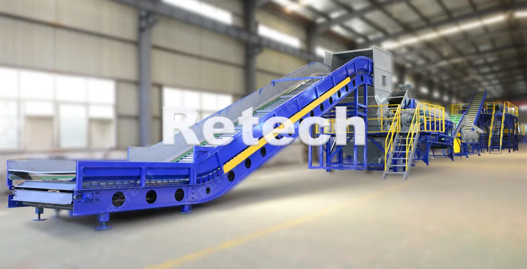 Pet Recycling Plant Waste Dirty Bottle Crushing Cleaning Washing Machine with Crusher