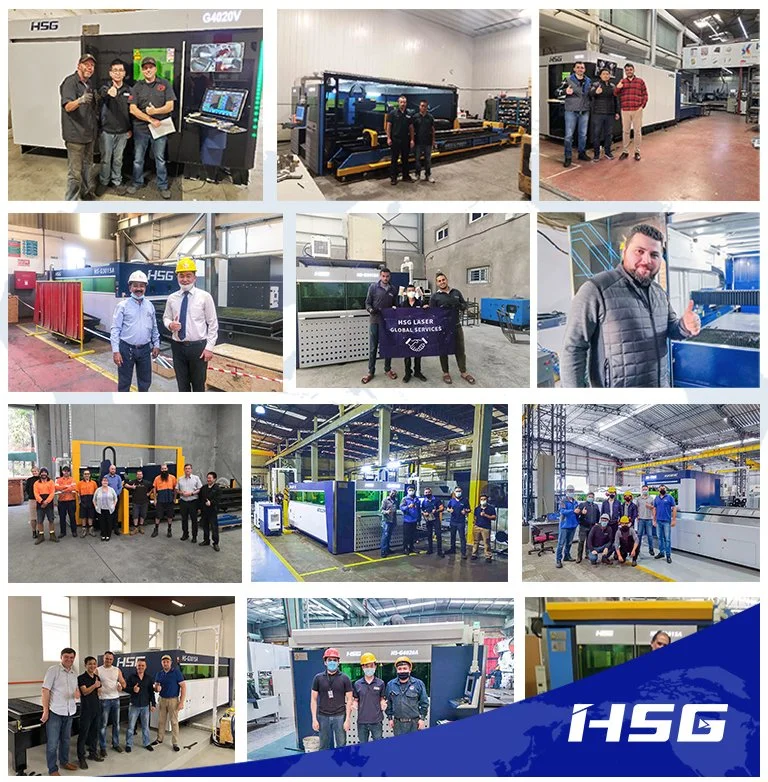 Hsg Laser Economical Series 1500W Fiber Laser Cutting Machine for Metal Sheet