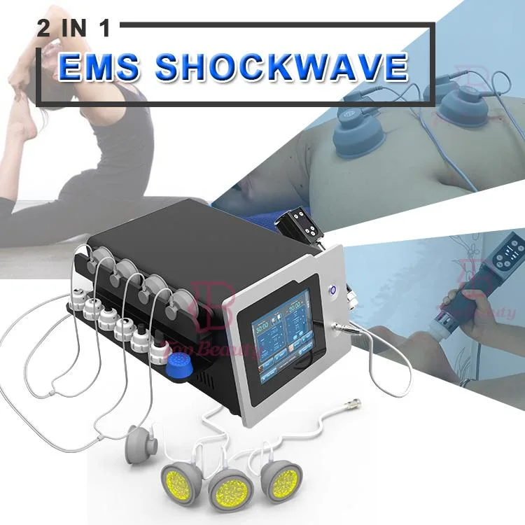 2 in 1 Shockwave EMS and Tecar Physiotherapy Device Body Care Physical Therapy Shock Waves