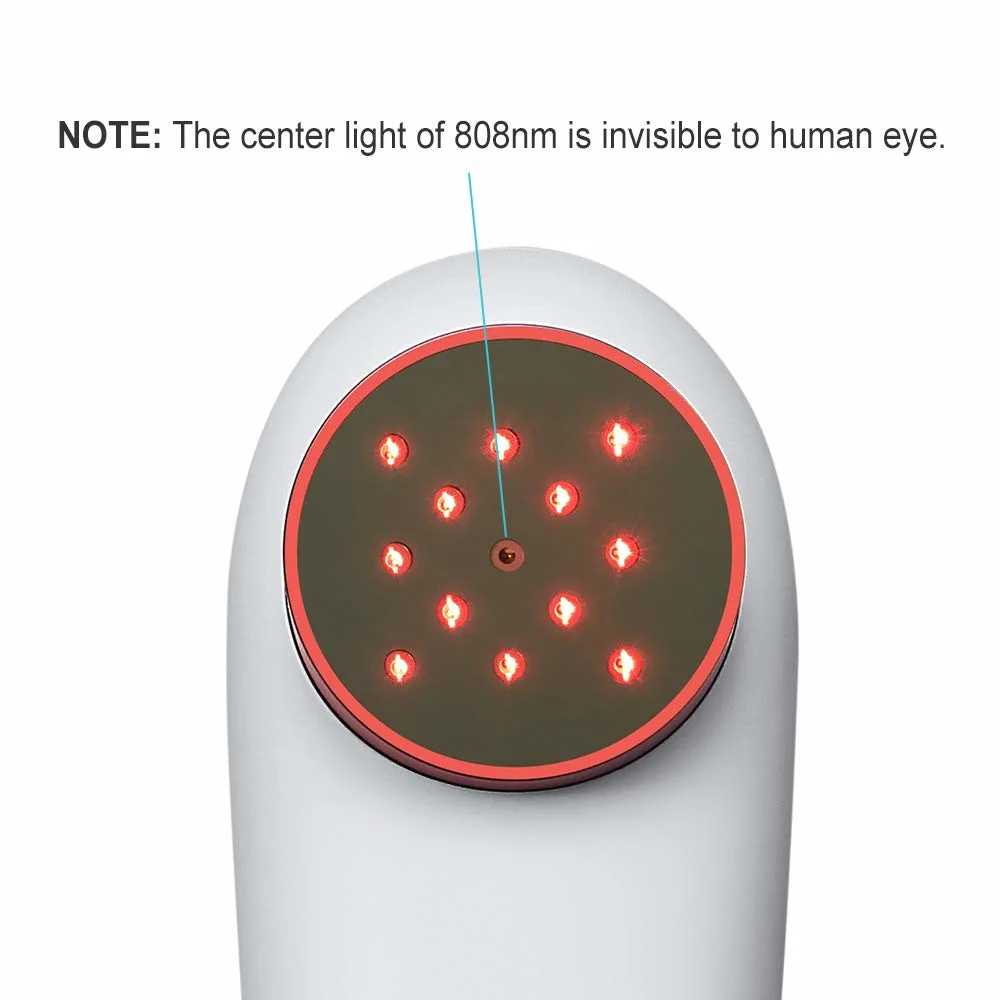 Dual-Wavelength 650nm 808nm Cold Laser Pain Relief Therapy Device Portable Lllt Medical Instrument