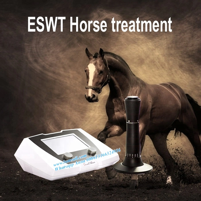 Equine Extracorporeal Shock Wave Therapy Eswt Machine for Horses and Small Animals