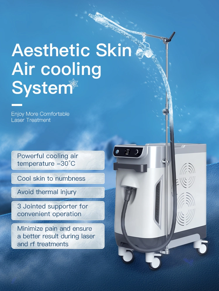 Cryo Zimmer Skin Air Cooling Machine, Cold Air Device for IPL Laser Diode CO2 Fractional Laser System