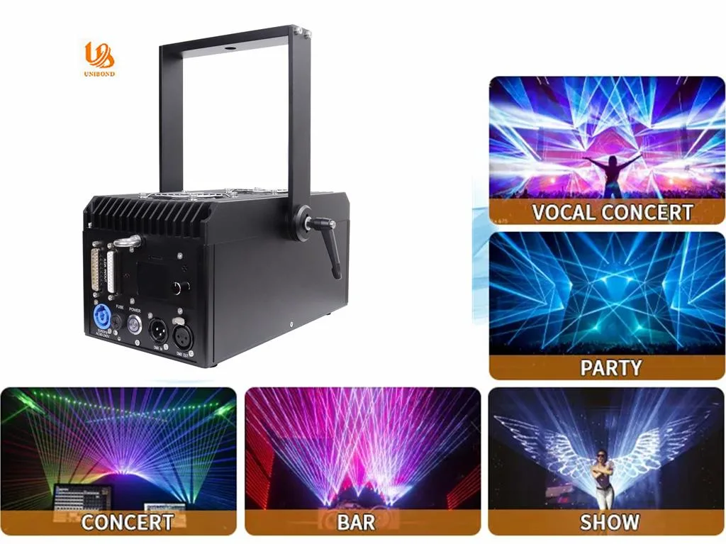 Professional DJ Lighting 4W RGB Animation Laser Light Show
