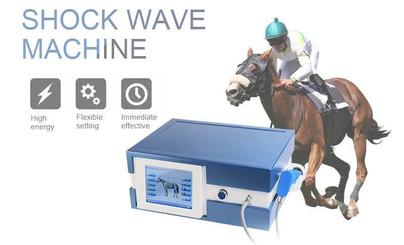 Portable Veterinary Vet Shock Wave Painrelief Device Equine Shockwave Therapy Machine Equipment in Horses Ultrasound for Horse