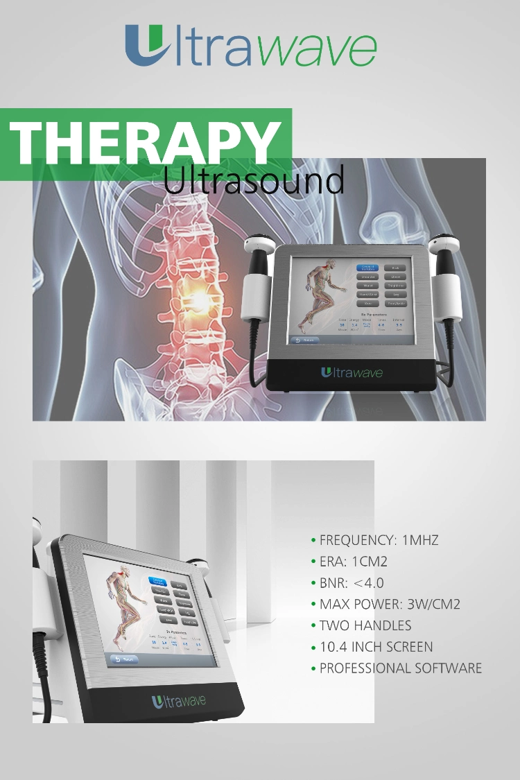 High Energy Wave Portable Ultrasonic Therapy Rehabilitation Clinic Ultrasound Device