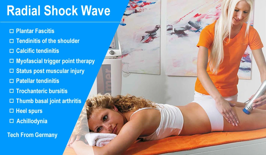 Extracorporeal Physical Shockwave Therapy Machine Physiotherapy Machine for Pain Rehabilitation