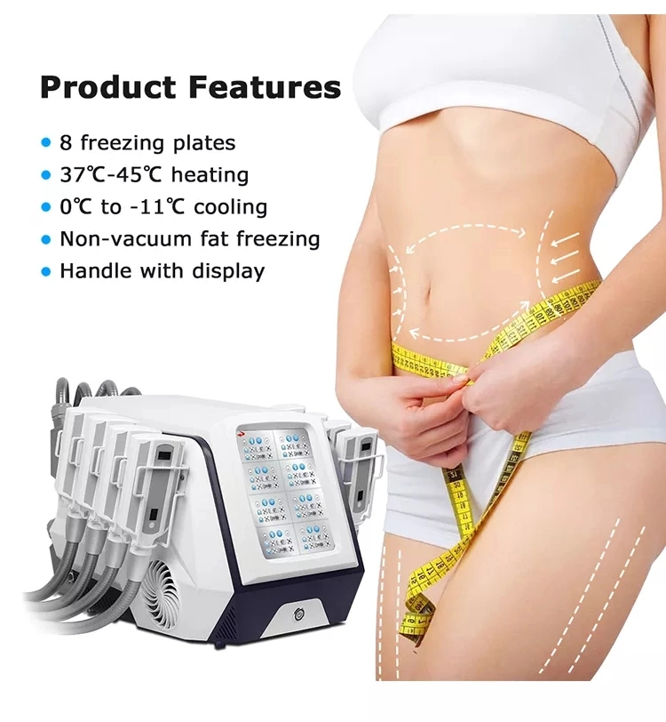 Anti Free Cellulite Weight Loss Machine Dissolve Fat Cold Therapy Body Shaping