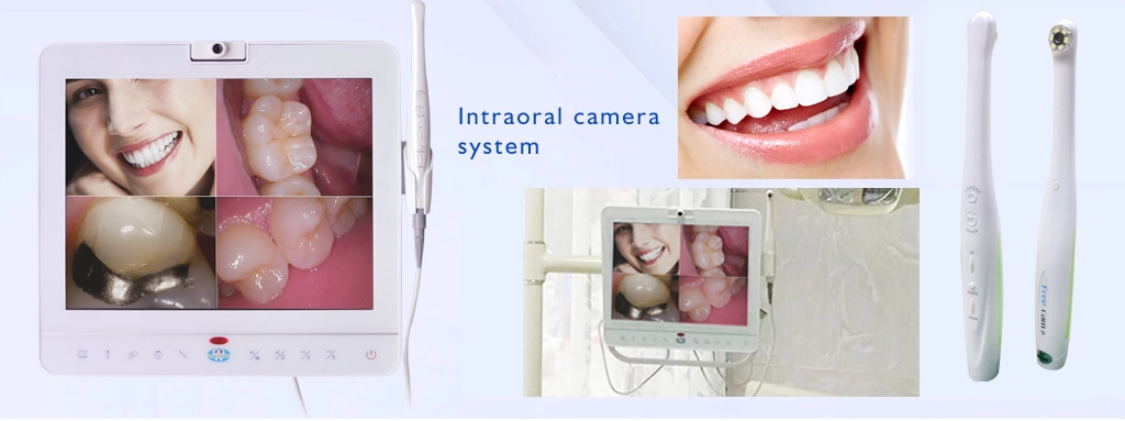 Professional WiFi Wire Intraoral Camera with White Monitor