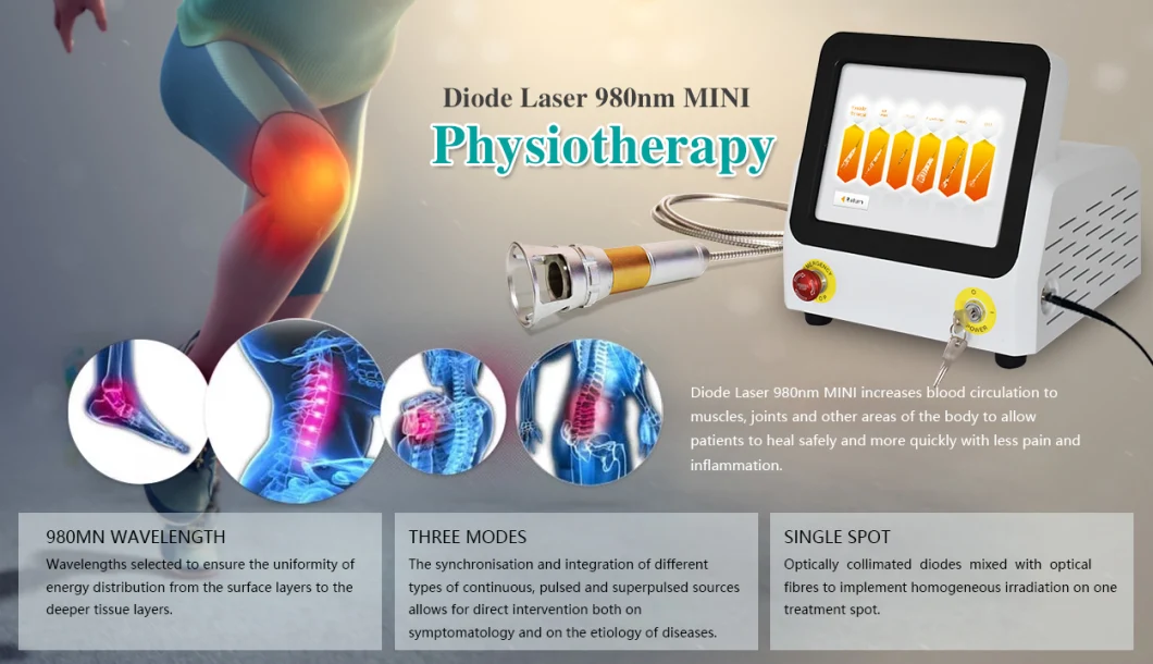 30W/60W High Intensity Class 4 Pain Reduction Back Pain Laser Therapy Physiotherapy Machine
