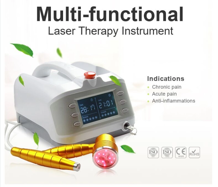 650nm+808nm Cold Laser Red Light Therapy Unit for Body Pain Relief