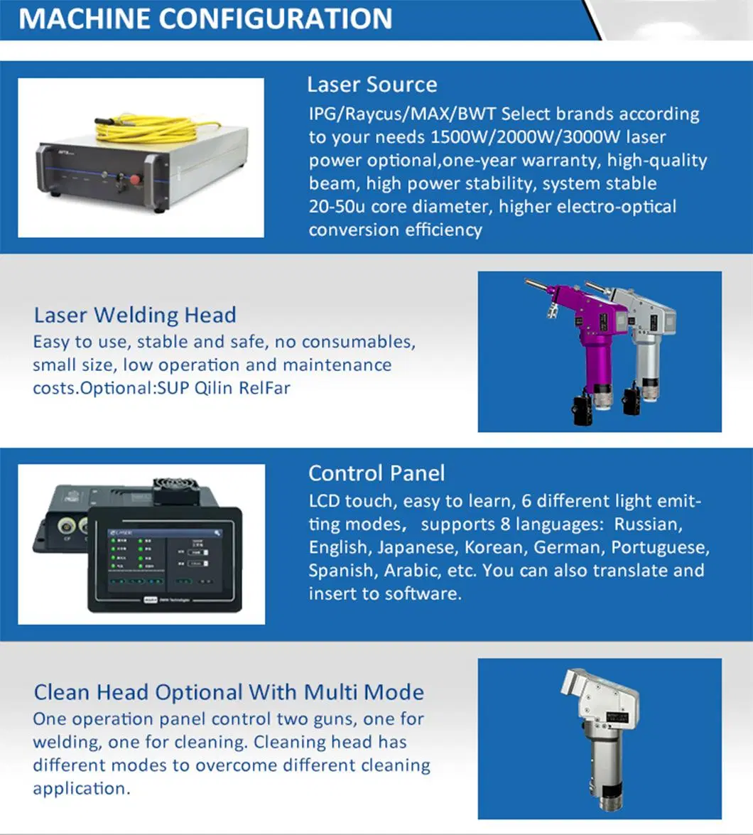 Mini Cold Spot Portable Handheld Fiber Laser Welding Machine Price 1000W 1500W