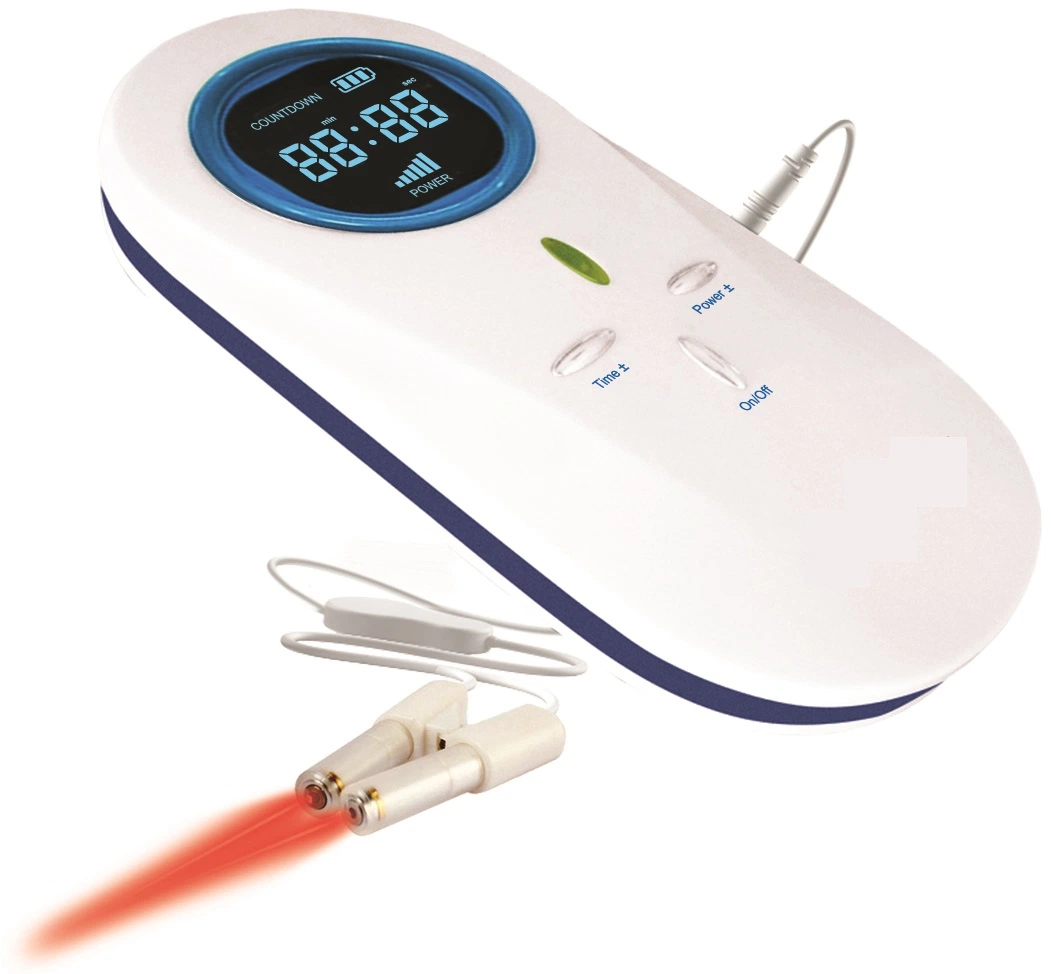 Home Use 650nm Laser Light Therapy for Rhinitis, Tinnitus, Ear Infection Lllt Low Level Laser Therapy