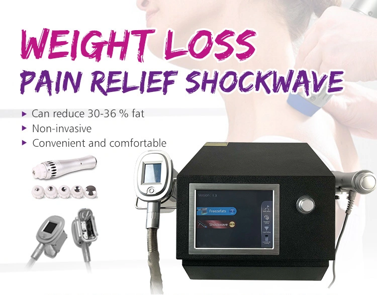 Professional Radial Cryolipolysis Shockwave Machine Fat Freezing Weight Loss Pain Relief