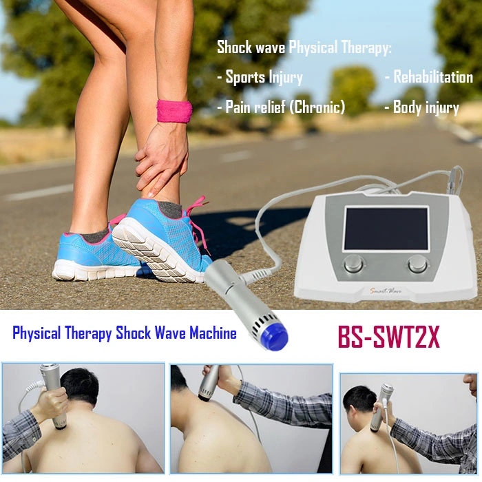 Eswt Shockwave Therapy Sports Injury Device for Back Pain Treatment Home Use