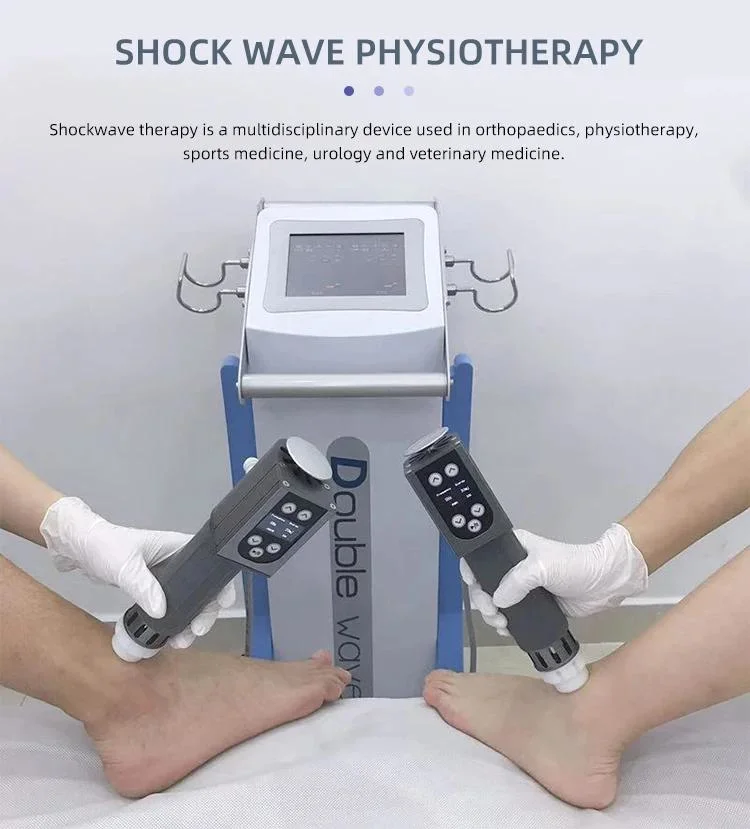 ED Therapy Shock Wave Machine Extracorporeal Shockwave Device with Good Price Double Channel Elec Shock Wave