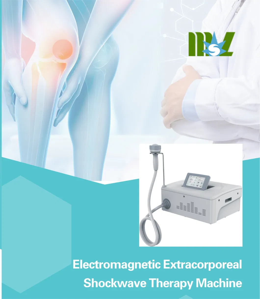 Electromagnetic Extracorporeal Shockwave Machine Therapy Equipment Shockwave Treatment Device Price for Sale