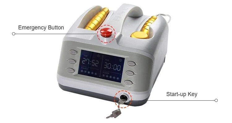 650nm+808nm Cold Laser Red Light Therapy Unit for Body Pain Relief