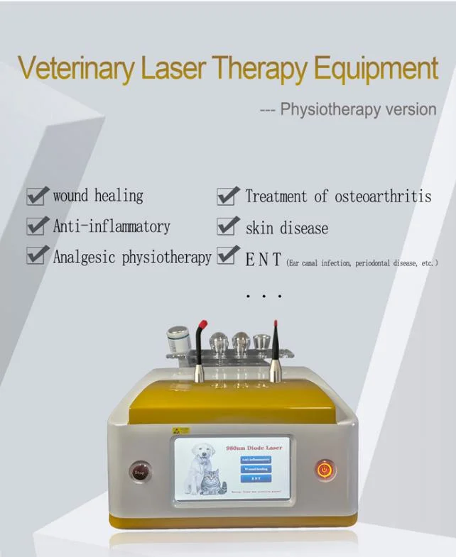 Veterinary Therapy Pet Physiotherapy 980nm Pain Relief Pet Dogs Horses Cats Laser