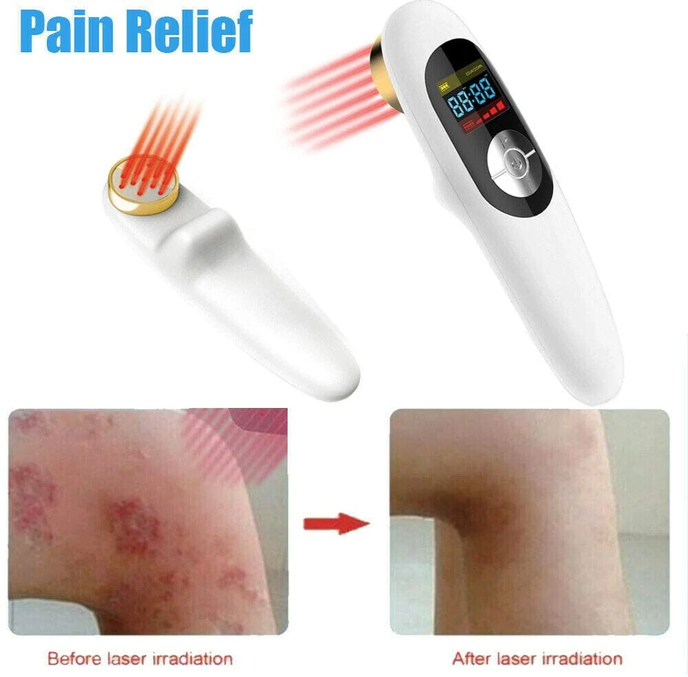 Portable Physical Therapy Equipments Period Pain Relief Therapy Laser Therapy for Back Neck and Wound Healing