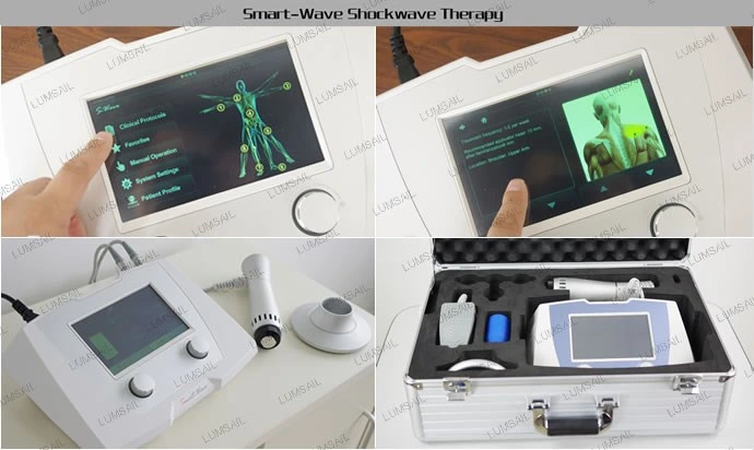 Eswt Shockwave Therapy Sports Injury Device for Back Pain Treatment Home Use